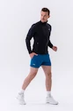Kurtka męska Nebbia  Long sleeved w hoodie Sporty Zipper Jacket with side pockets “Control” 332 black