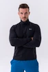 Kurtka męska Nebbia  Long sleeved w hoodie Sporty Zipper Jacket with side pockets “Control” 332 black M