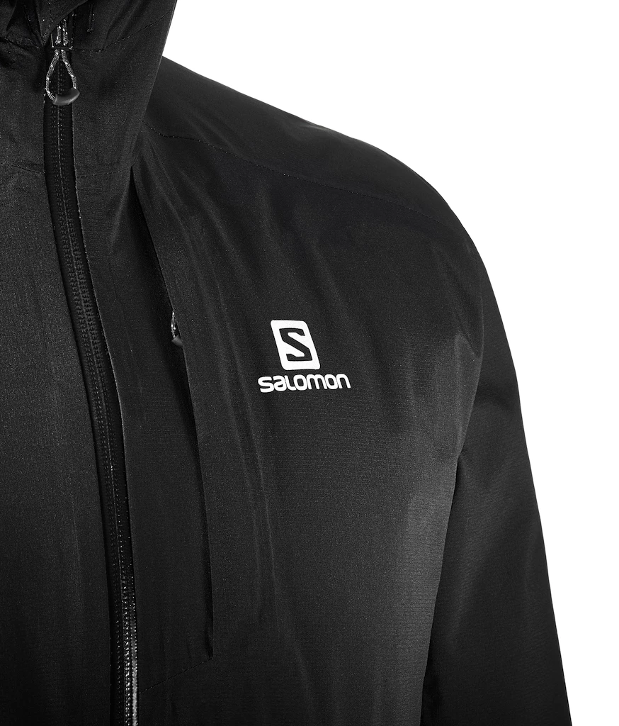 Kurtka męska Salomon  Bonatti Waterproof Jacket Black