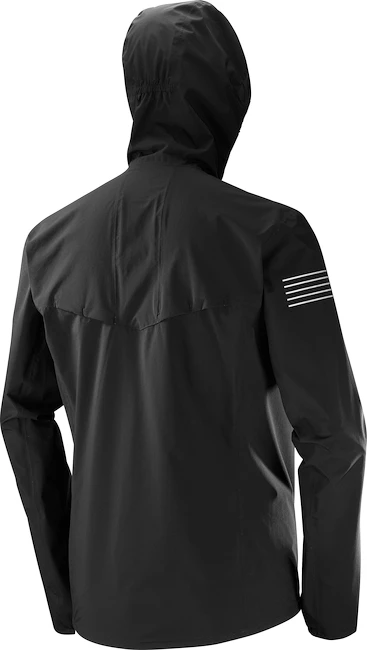 Kurtka męska Salomon  Bonatti Waterproof Jacket Black