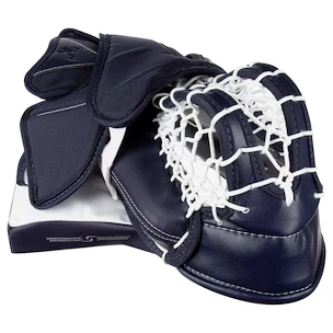 Łapaczka Bauer Supreme MVPRO White/Navy Intermediate dla lewej ręki (normalny)