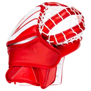 Łapaczka Bauer Supreme MVPRO White/Red Senior dla lewej ręki (normalny)
