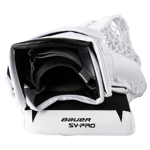 Łapaczka Bauer  SV-PRO White/Black Senior dla lewej ręki (regular)
