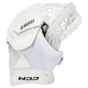 Łapaczka CCM Axis 2 white/white/white/white Senior dla lewej ręki (regular)