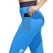 Legginsy damskie adidas  Tech Fit Long 3-Bar Tights Bright Blue