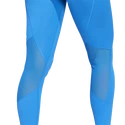 Legginsy damskie adidas  Tech Fit Long 3-Bar Tights Bright Blue
