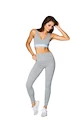Legginsy damskie Gym Glamour  High Waist Gray XS