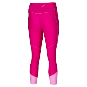 Legginsy damskie Mizuno Core 3/4 Tight Pink Peacock S