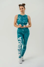 Legginsy damskie Nebbia Barbell Therapy Rough Girl 616 Green