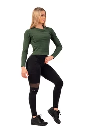 Legginsy damskie Nebbia High-Waist ¾ Length Sporty Leggings 404 black