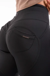 Legginsy damskie Nebbia  High Waist & Lifting Effect Bubble Butt Pants 587 black M