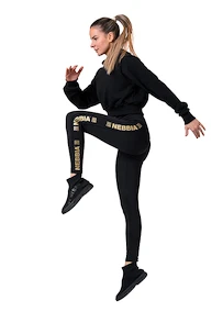 Legginsy damskie Nebbia Intense Leggings Gold Classic 801 black XS