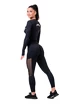 Legginsy damskie Nebbia  Mesh leggings high waist 573 black