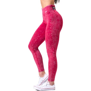 Legginsy damskie Nebbia NEBBIA x OLYMPIA Washed High Waisted Leggings LEGACY 777 red XS