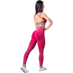 Legginsy damskie Nebbia NEBBIA x OLYMPIA Washed High Waisted Leggings LEGACY 777 red XS