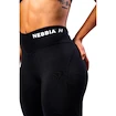 Legginsy damskie Nebbia STRONG BEAUTY V-Cut Lace-Up Sculpting Leggings OWN YOUR POWER 426 black