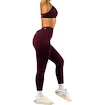 Legginsy damskie Nebbia STRONG BEAUTY V-Cut Lace-Up Sculpting Leggings OWN YOUR POWER 426 dark red