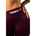 Legginsy damskie Nebbia STRONG BEAUTY V-Cut Lace-Up Sculpting Leggings OWN YOUR POWER 426 dark red