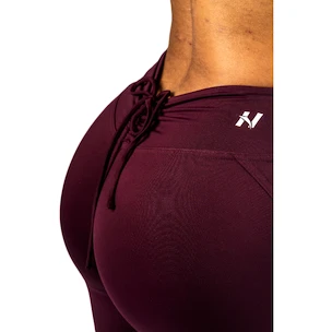 Legginsy damskie Nebbia STRONG BEAUTY V-Cut Lace-Up Sculpting Leggings OWN YOUR POWER 426 dark red