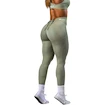 Legginsy damskie Nebbia STRONG BEAUTY V-Cut Lace-Up Sculpting Leggings OWN YOUR POWER 426 light green