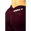 Legginsy damskie Nebbia STRONG BEAUTY V-shaping Belt Leggings 425 dark red