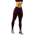Legginsy damskie Nebbia STRONG BEAUTY V-shaping Belt Leggings 425 dark red