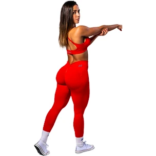 Legginsy damskie Nebbia TOTALLY SEAMLESS High-Waist Leggings MAXIMUM PUSH-UP 302 red