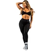 Legginsy damskie Nebbia TOTALLY SEAMLESS High Waisted Push-Up Leggings 303 black
