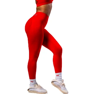 Legginsy damskie Nebbia TOTALLY SEAMLESS High Waisted Push-Up Leggings 303 red