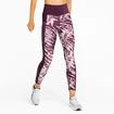 Legginsy damskie Puma  Run 5K Graphic High Waist 7/8 Tight Grape Wine