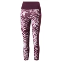 Legginsy damskie Puma  Run 5K Graphic High Waist 7/8 Tight Grape Wine