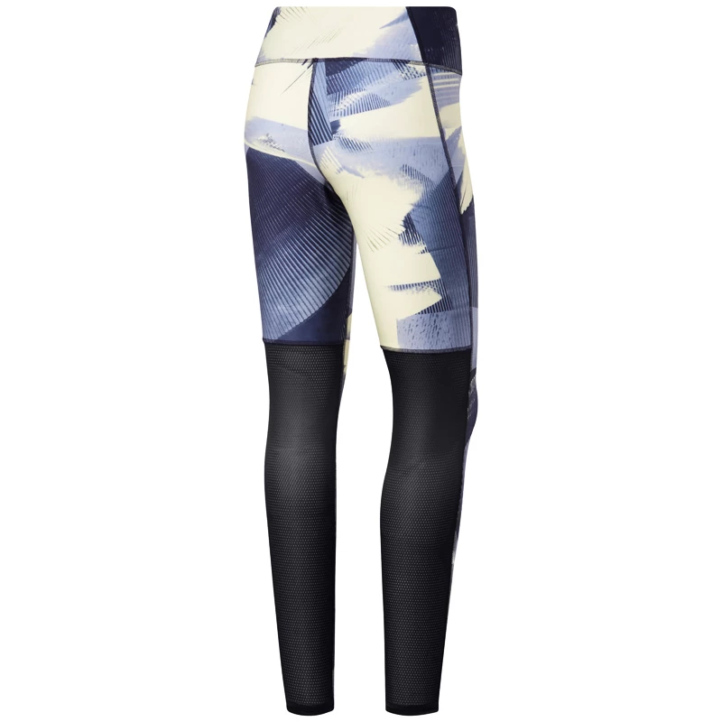 Legginsy damskie Reebok  Tight AOP Purple