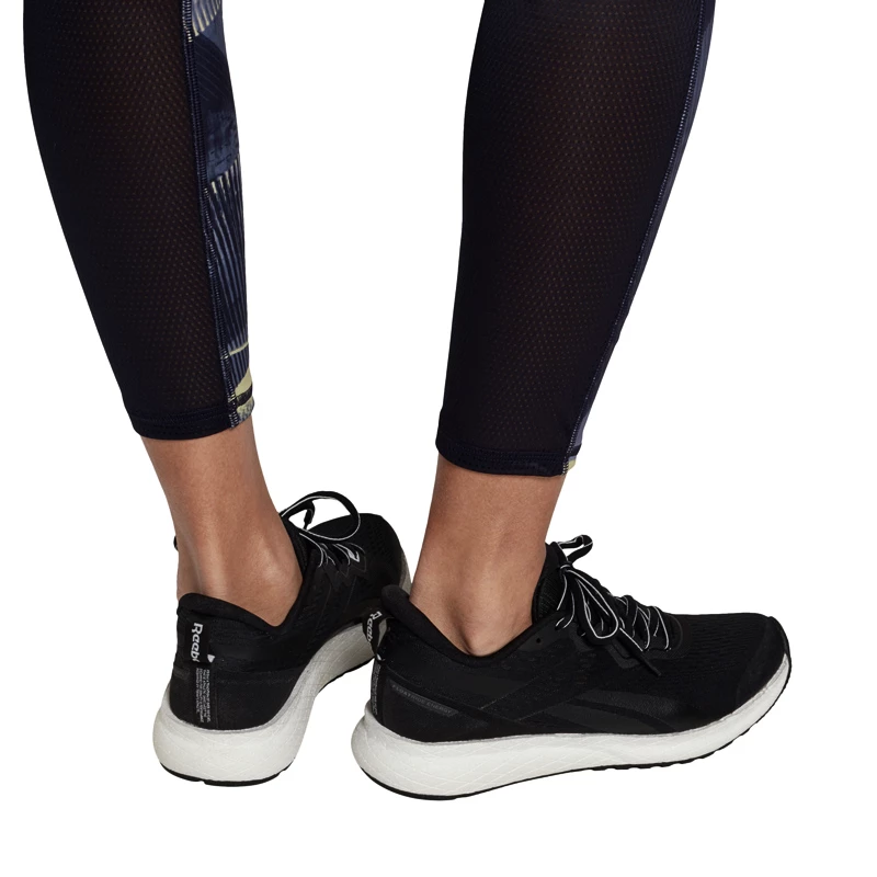 Legginsy damskie Reebok  Tight AOP Purple
