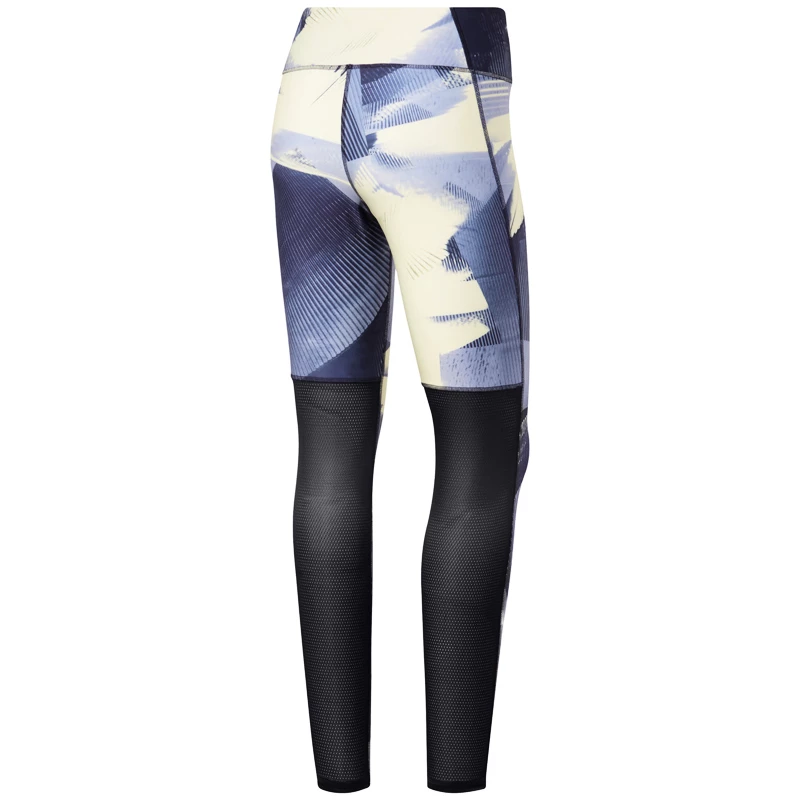 Legginsy damskie Reebok  Tight AOP Purple XS