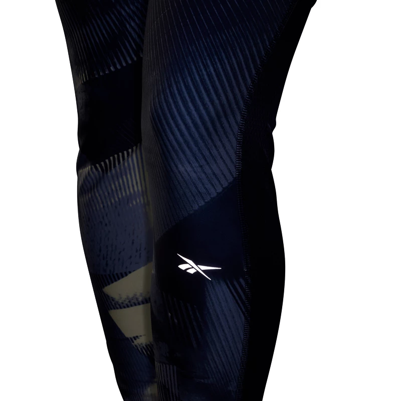 Legginsy damskie Reebok  Tight AOP Purple XS