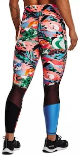 Legginsy damskie Under Armour  Armour PF AOP Ankle Leg-RED S/M