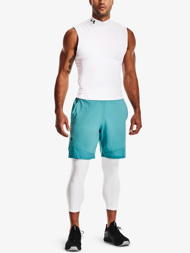 Legginsy męskie Under Armour HeatGear 3/4 Legging-WHT XXL
