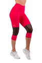 Legginsy sportowe Nebbia 3/4 z wysokim stanem w kolorze różowym 406