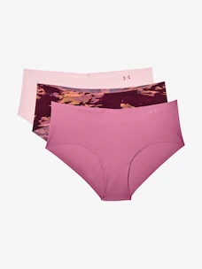 Majtki damskie Under Armour  PS Hipster 3Pack Print-PNK XS