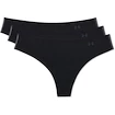 Majtki damskie Under Armour  PS Thong 3Pack Black  XS