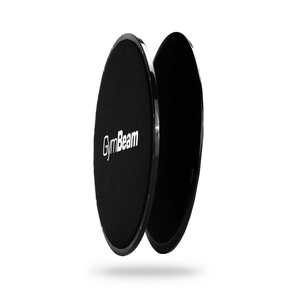 Mata do ćwiczeń GymBeam  Core Sliders Black