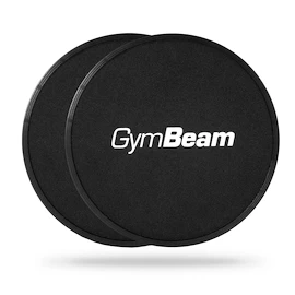 Mata do ćwiczeń GymBeam Core Sliders Black