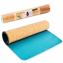 Mata do ćwiczeń Spokey  Savasana jóga podložka na cvičení korková vč. popruhu