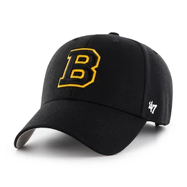 Męska czapka z daszkiem 47 Brand NHL Boston Bruins Vintage ’47 MVP Black