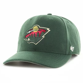 Męska czapka z daszkiem 47 Brand NHL Minnesota Wild Cold Zone ‘47 MVP DP