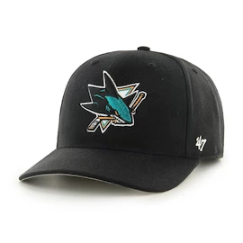 Męska czapka z daszkiem 47 Brand NHL San Jose Sharks Cold Zone ’47 MVP DP