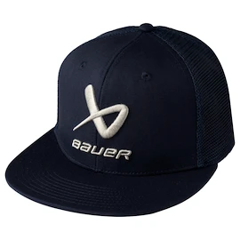 Męska czapka z daszkiem Bauer Core Flat Brim Snapback Navy