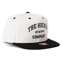 Męska czapka z daszkiem CCM  Athleisure Flatbrim Blanc