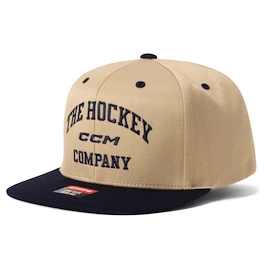 Męska czapka z daszkiem CCM Athleisure Flatbrim Oat Milk