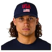 Męska czapka z daszkiem CCM  Flag Hood Team USA Navy